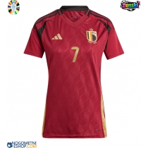 Ženski Nogometni dresi Belgija Kevin De Bruyne #7 Domači EP 2024 Kratek Rokav